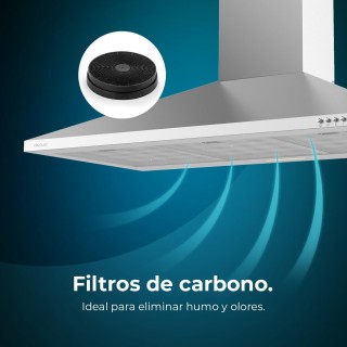 Απορροφητήρας Καμινάδα 90cm 65W Bolero Inox CEC-02842 Cecotec Απορροφητήρας Καμινάδα 90cm 65W Bolero Inox CEC-02842 Cecotec