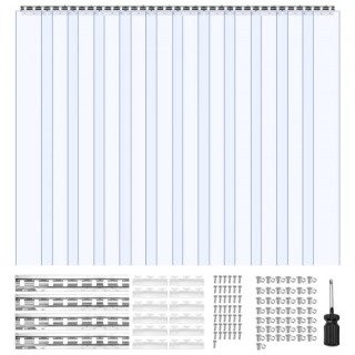 VEVOR Διαφανής Κουρτίνα Πλαστικού PVC, 2.4 x 2.1 m, για Αποθήκες κα... VEVOR Διαφανής Κουρτίνα Πλαστικού PVC, 2.4 x 2.1 m, για Αποθήκες κα...