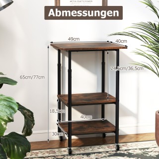 Costway Τροχήλατο Μεταλλικό Σταντ Εκτυπωτή με Ρυθμιζόμενο Ύψος 4... Costway Τροχήλατο Μεταλλικό Σταντ Εκτυπωτή με Ρυθμιζόμενο Ύψος 4...