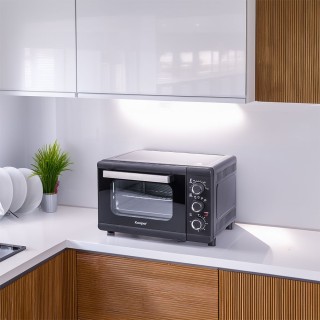 Kooper Ηλεκτρικός φούρνος 32L με λαμπτήρα, 1380W, μαύρος, από σκληρ...
