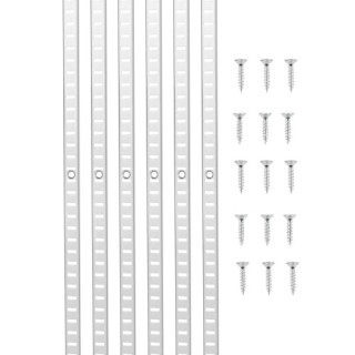 VEVOR Ράφι Ρυθμιζόμενο Ατσάλινο Τοίχου 72.3 ιντσών 20 Τεμάχια HJGDG... VEVOR Ράφι Ρυθμιζόμενο Ατσάλινο Τοίχου 72.3 ιντσών 20 Τεμάχια HJGDG...