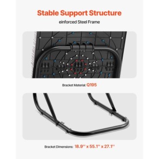 VEVOR Παιχνίδι Ρίψης Τσεκουριών με Πλαστικό Στόχο και 8 Τσεκούρια σ...