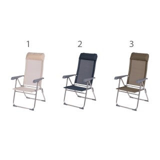 Galileo Πτυσσόμενη καρέκλα χαλάρωσης από αλουμίνιο και πολυεστέρα 2... Galileo Πτυσσόμενη καρέκλα χαλάρωσης από αλουμίνιο και πολυεστέρα 2...