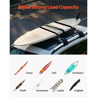 VEVOR Μαξιλάρια Σχάρας Οροφής για Μπάρες 88lbs Φορτίο για Καγιάκ Κα... VEVOR Μαξιλάρια Σχάρας Οροφής για Μπάρες 88lbs Φορτίο για Καγιάκ Κα...