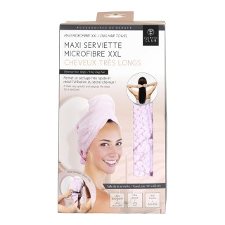 COSMETIC CLUB Πετσέτα Μικροϊνών XXL για Μακριά Μαλλιά, Απορροφητική...