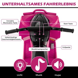 Costway Παιδικό Quad Ηλεκτρικό Όχημα 4-8 Ετών με Ρεαλιστικό Σχεδια... Costway Παιδικό Quad Ηλεκτρικό Όχημα 4-8 Ετών με Ρεαλιστικό Σχεδια...