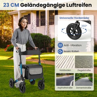 Costway Πτυσσόμενος Περιπατητήρας Αλουμινίου για Ηλικιωμένους με Δι... Costway Πτυσσόμενος Περιπατητήρας Αλουμινίου για Ηλικιωμένους με Δι...