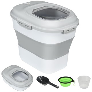 PawHut Θήκη Τροφής Κατοικιδίων Χωρητικότητας 5-25L με Ερμητική Σφρά... PawHut Θήκη Τροφής Κατοικιδίων Χωρητικότητας 5-25L με Ερμητική Σφρά...