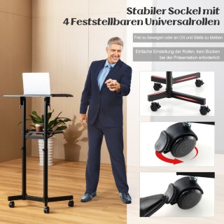 Costway Φορητό αναλόγιο με ρυθμιζόμενο ύψος και κλίση για λάπτοπ μα... Costway Φορητό αναλόγιο με ρυθμιζόμενο ύψος και κλίση για λάπτοπ μα...