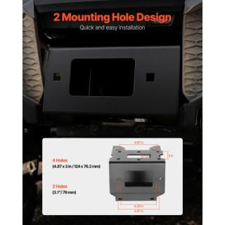 VEVOR Στήριγμα Βίντσι Ρυμουλκούμενου για Polaris Sportsman (2009+) ...