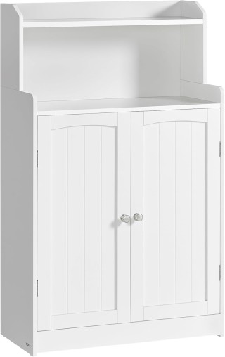 VASAGLE Ντουλάπι Μπάνιου 60x30x110cm με Ρυθμιζόμενα Ράφια και Ασφαλ... VASAGLE Ντουλάπι Μπάνιου 60x30x110cm με Ρυθμιζόμενα Ράφια και Ασφαλ...