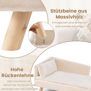 Costway Υπερυψωμένος Καναπές 47 x 51 x 81 cm για Μικρούς και Μεσαίο... Costway Υπερυψωμένος Καναπές 47 x 51 x 81 cm για Μικρούς και Μεσαίο...