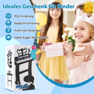 Costway Παιδικό Ηλεκτρονικό Πιάνο 37 Πλήκτρων με Σκαμπό, Μικρόφωνο ... Costway Παιδικό Ηλεκτρονικό Πιάνο 37 Πλήκτρων με Σκαμπό, Μικρόφωνο ...