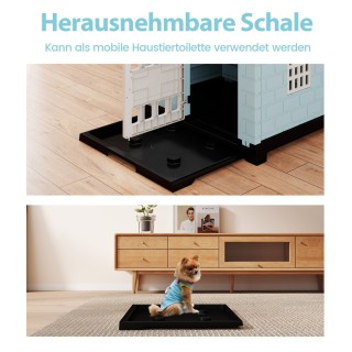 Costway Υπαίθριο Σπιτάκι Σκύλου με Πόρτα & 3 Παράθυρα & Αφαιρούμενο... Costway Υπαίθριο Σπιτάκι Σκύλου με Πόρτα & 3 Παράθυρα & Αφαιρούμενο...