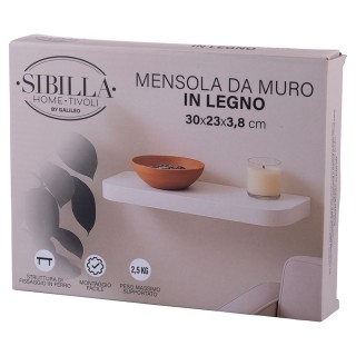Galileo Ξύλινο Ράφι Τοίχου MDF 30x23x38 εκ. με Αόρατη Στερέωση Sibi... Galileo Ξύλινο Ράφι Τοίχου MDF 30x23x38 εκ. με Αόρατη Στερέωση Sibi...