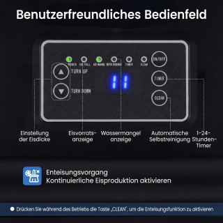 Costway Επαγγελματική Παγομηχανή 25-30 κιλά/24 ώρες από Ανοξείδωτο ...
