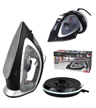 Καινοτόμο Ασύρματο και Ενσύρματο Σίδερο Ατμού 2800W AD-5043 ADLER Καινοτόμο Ασύρματο και Ενσύρματο Σίδερο Ατμού 2800W AD-5043 ADLER