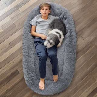 Κρεβάτι Μαξιλάρι για Κατοικίδια XXL 150 x 20 x 80 cm - Γκρι AN00051...