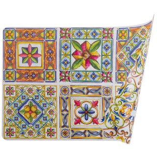 Villa dEste Home Σετ 6 τμχ Διπλής Όψεως Ορθογώνιο Σουπλά από Πλαστι...