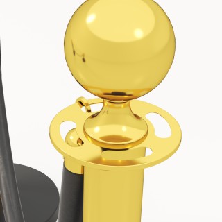 HOMCOM Κολωνάκια Οριοθέτησης από Ανοξείδωτο Ατσάλι με Μαύρο Βελούδ... HOMCOM Κολωνάκια Οριοθέτησης από Ανοξείδωτο Ατσάλι με Μαύρο Βελούδ...