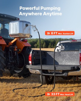 VEVOR Αντλία Μεταφοράς Καυσίμου 12V DC 57 L/min, Κιτ Μεταφοράς Dies... VEVOR Αντλία Μεταφοράς Καυσίμου 12V DC 57 L/min, Κιτ Μεταφοράς Dies...