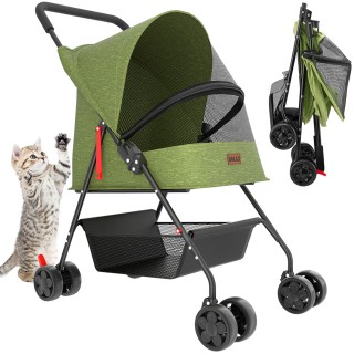 BAKAJI Πτυσσόμενο Καρότσι για Κατοικίδια Ζώα - Σκυλιά & Γάτες - Πρά...