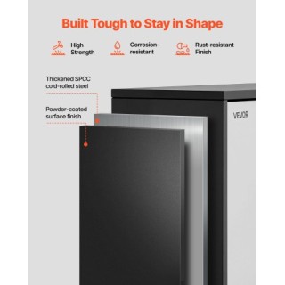 VEVOR Μεταλλικό Επιτοίχιο Ντουλάπι, 77x30.5x50 cm, με Ανακλινόμενη... VEVOR Μεταλλικό Επιτοίχιο Ντουλάπι, 77x30.5x50 cm, με Ανακλινόμενη...