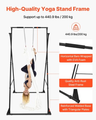 VEVOR Πλαίσιο Στήριξης Γιόγκα, Μέγιστο Φορτίο 200kg, Τριγωνική Δομή...