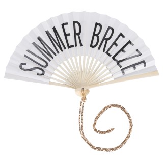 Villa dEste Home Καλοκαιρινή Δροσιά Μεγάλος Βεντάλιος με Μπαμπού Χε...