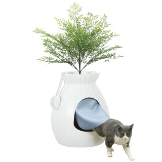 PawHut Λεκάνη για Γάτες Αντιοσμητική σε σχήμα Βάζου με Φτυαράκι, απ... PawHut Λεκάνη για Γάτες Αντιοσμητική σε σχήμα Βάζου με Φτυαράκι, απ...