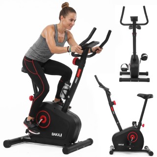 BAKAJI Μαγνητικό Ποδήλατο Γυμναστικής με 8 Επίπεδα Αντίστασης για Ο...