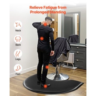 VEVOR Στρώμα Κομμωτηρίου Ημικυκλικό 1220 x 930 mm 25mm SLDBYD1INCH3...