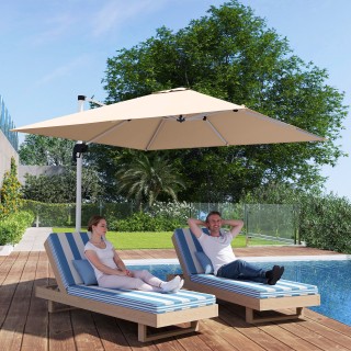 Outsunny Ομπρελόνι με Κλίση και Βάση Σταυρού, από Πολυεστέρα, Αλουμ... Outsunny Ομπρελόνι με Κλίση και Βάση Σταυρού, από Πολυεστέρα, Αλουμ...