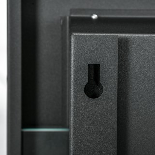 HOMCOM  Εντοιχισμένο τζάκι βιοαιθανόλης από ανοξείδωτο ατσάλι, 2 κα...