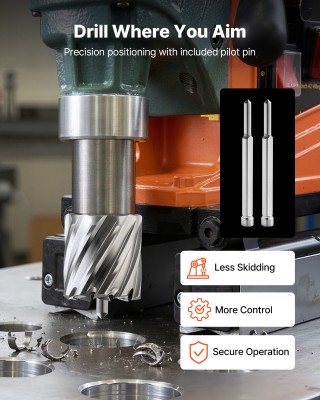 VEVOR Σετ ποτηροτρυπάνων για μαγνητικό δράπανο HSS 16 τεμ. με στέλε... VEVOR Σετ ποτηροτρυπάνων για μαγνητικό δράπανο HSS 16 τεμ. με στέλε...