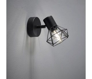 Ostaria Σποτ Μεταλλικό 1 Αμπαζούρ Διαμάντι Μαύρο Diamond -35377 Ostaria Σποτ Μεταλλικό 1 Αμπαζούρ Διαμάντι Μαύρο Diamond -35377