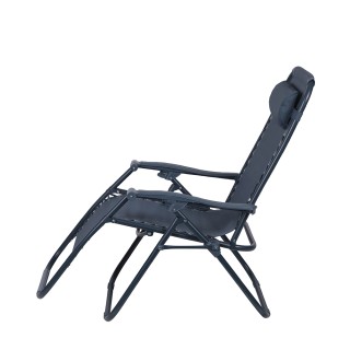 Galileo Πολυθρόνα χαλάρωσης Rio Est σε μπλε χρώμα με σκελετό από αν...