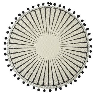 Villa DEste  Σετ 6 τμχ Στρογγυλό σουπλά 38 cm από χαρτί και πολυεστ...