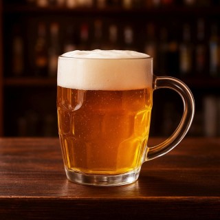 Galileo Ποτήρι Μπύρας Sibilla 540 ml από Γυαλί με Ανάγλυφη Επιφάνει...