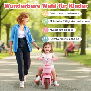 Costway Τρίκυκλο Ποδήλατο Ισορροπίας για Παιδιά με Περιορισμένο Τιμ...