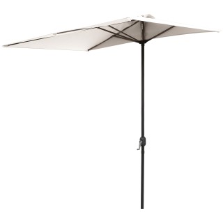 Outsunny Space-Saving Mezzaluna ομπρέλα τοίχου με άνοιγμα μανιβέλας... Outsunny Space-Saving Mezzaluna ομπρέλα τοίχου με άνοιγμα μανιβέλας...