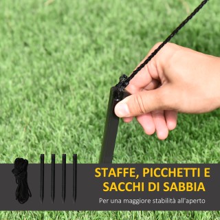 Outsunny φουσκωτός χιονάνθρωπος με πολύχρωμο φως LED με φουσκωτό πο... Outsunny φουσκωτός χιονάνθρωπος με πολύχρωμο φως LED με φουσκωτό πο...