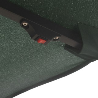 Βραχίονας ομπρέλας Outsunny με μανιβέλα και 8 λωρίδες LED ηλιακής ε...