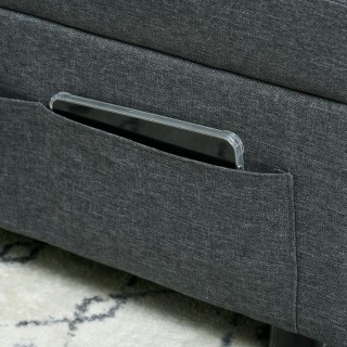 HOMCOM Μονή Πολυθρόνα Κρεβάτι 3 σε 1 Ανακλινόμενο σε 3 Επίπεδα με Μ... HOMCOM Μονή Πολυθρόνα Κρεβάτι 3 σε 1 Ανακλινόμενο σε 3 Επίπεδα με Μ...