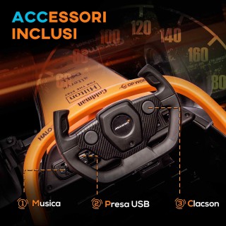 AIYAPLAY Electric Ride-On Toy Car για παιδιά 3-5 ετών με άδεια McLa...