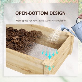 Υπερυψωμένο κρεβάτι Outsunny για λαχανόκηπο και κήπο με εσωτερικό δ... Υπερυψωμένο κρεβάτι Outsunny για λαχανόκηπο και κήπο με εσωτερικό δ...