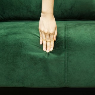 HOMCOM Μοντέρνος 3θέσιος καναπές με μαξιλάρια με επένδυση, ατσάλινα... HOMCOM Μοντέρνος 3θέσιος καναπές με μαξιλάρια με επένδυση, ατσάλινα...