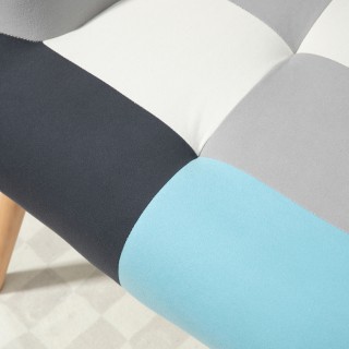 Πολυθρόνα κρεβατοκάμαρας HOMCOM σε καπιτονέ βελούδο και ξύλινα πόδι... Πολυθρόνα κρεβατοκάμαρας HOMCOM σε καπιτονέ βελούδο και ξύλινα πόδι...