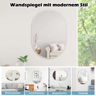 Costway Υψηλής Ανάλυσης Καθρέφτης Μπάνιου με Μεταλλικό Πλαίσιο και... Costway Υψηλής Ανάλυσης Καθρέφτης Μπάνιου με Μεταλλικό Πλαίσιο και...