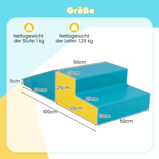 Costway Σετ Μαλακών Παιχνιδιών με Υψηλής Πυκνότητας Γέμιση EPE για ...